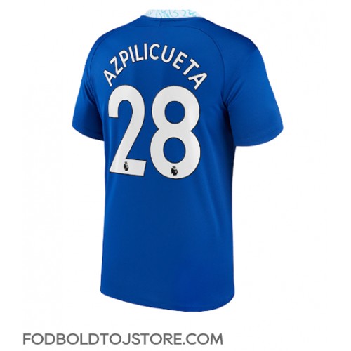 Chelsea Cesar Azpilicueta #28 Hjemmebanetrøje 2022-23 Kortærmet